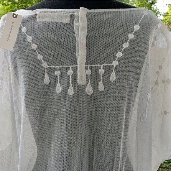 Anthropologie Blusa Palmeras Poncho NWT - Picture 10 of 13